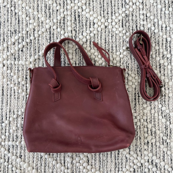 Able Rachel crossbody in Dark Cherry - Picture 4 of 16